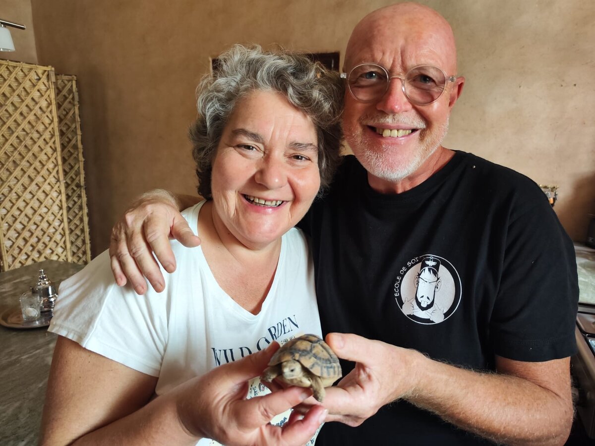 Catherine und Serge, Ihre Gastgeber im Riad Beldi by MaHa