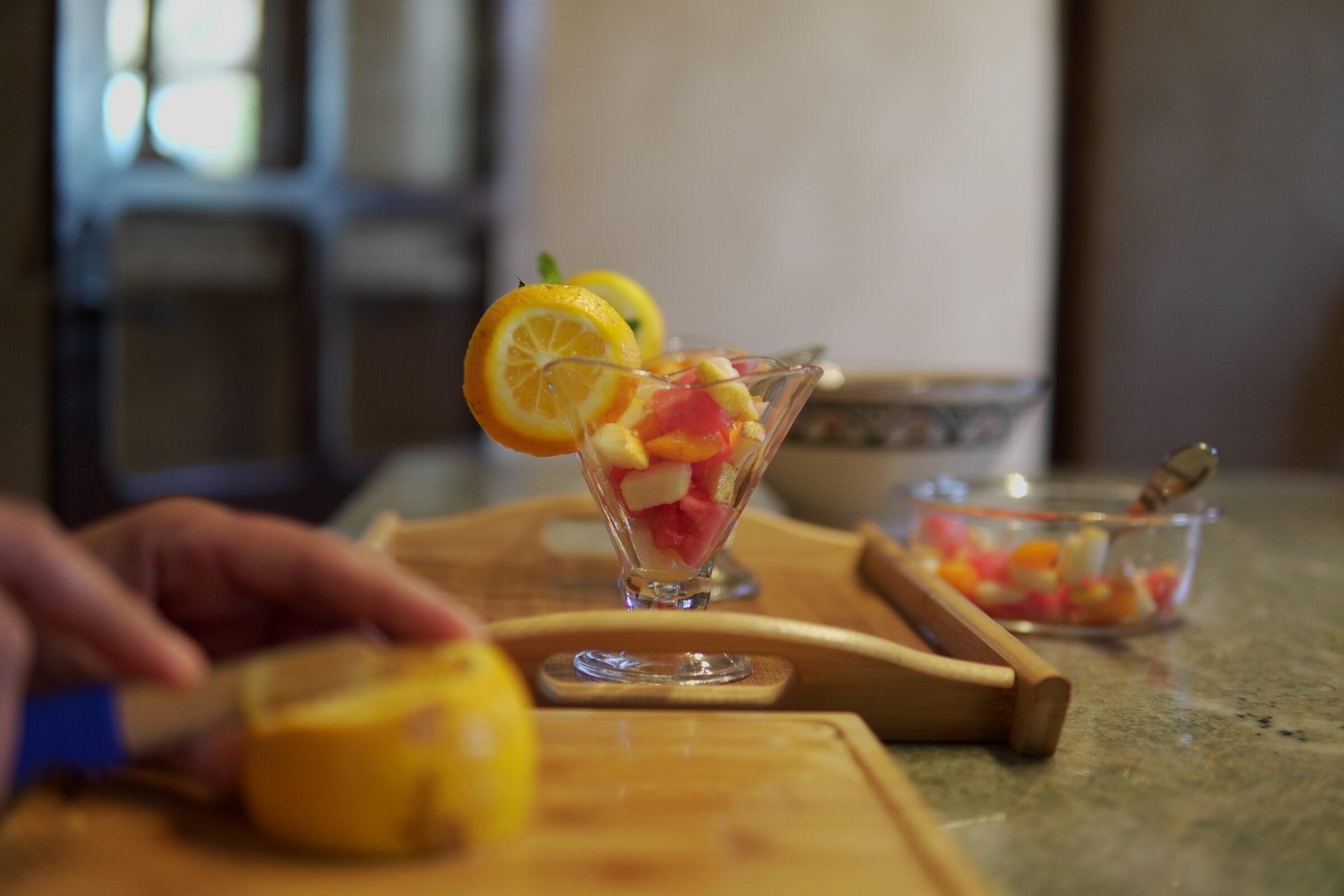 Frisches Obstdessert im Riad Beldi by MaHa