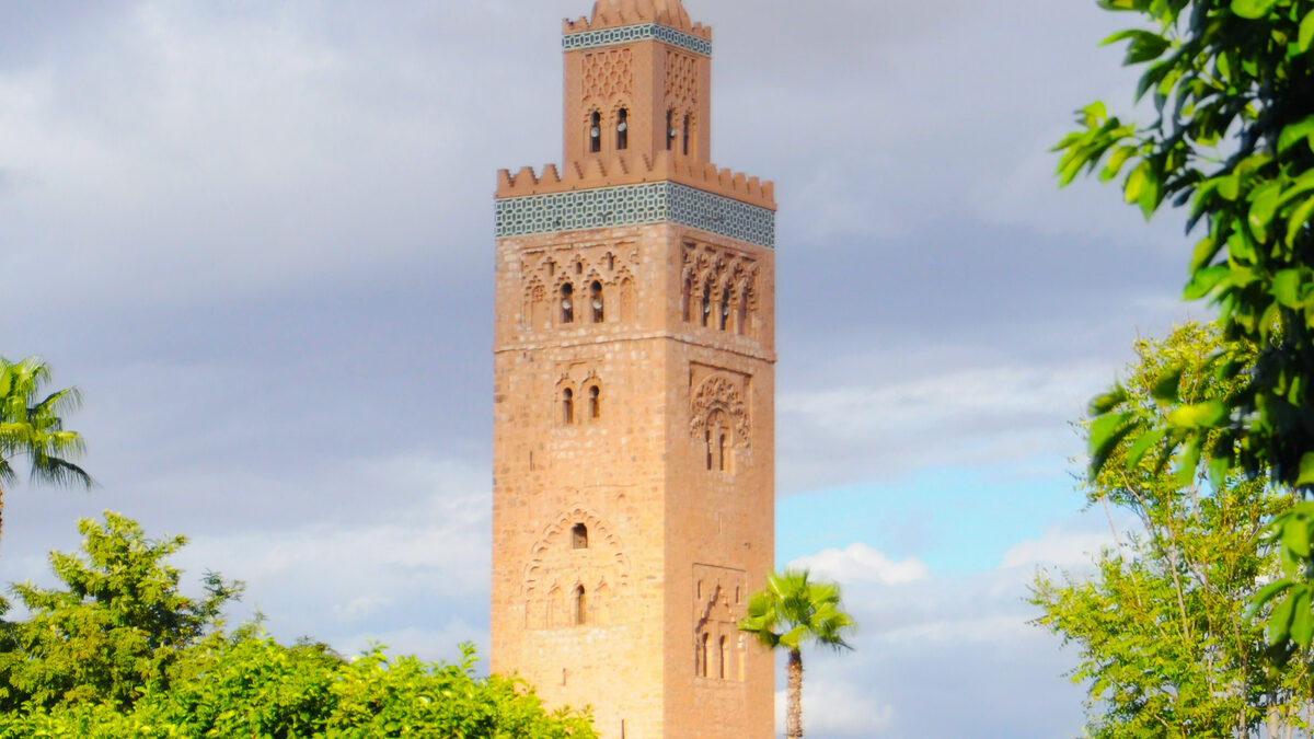 Minarett der Koutoubia in Marrakesch