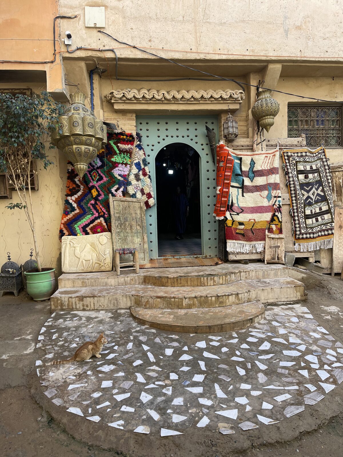 Boutique de tapis dans le souk de Taroudant
